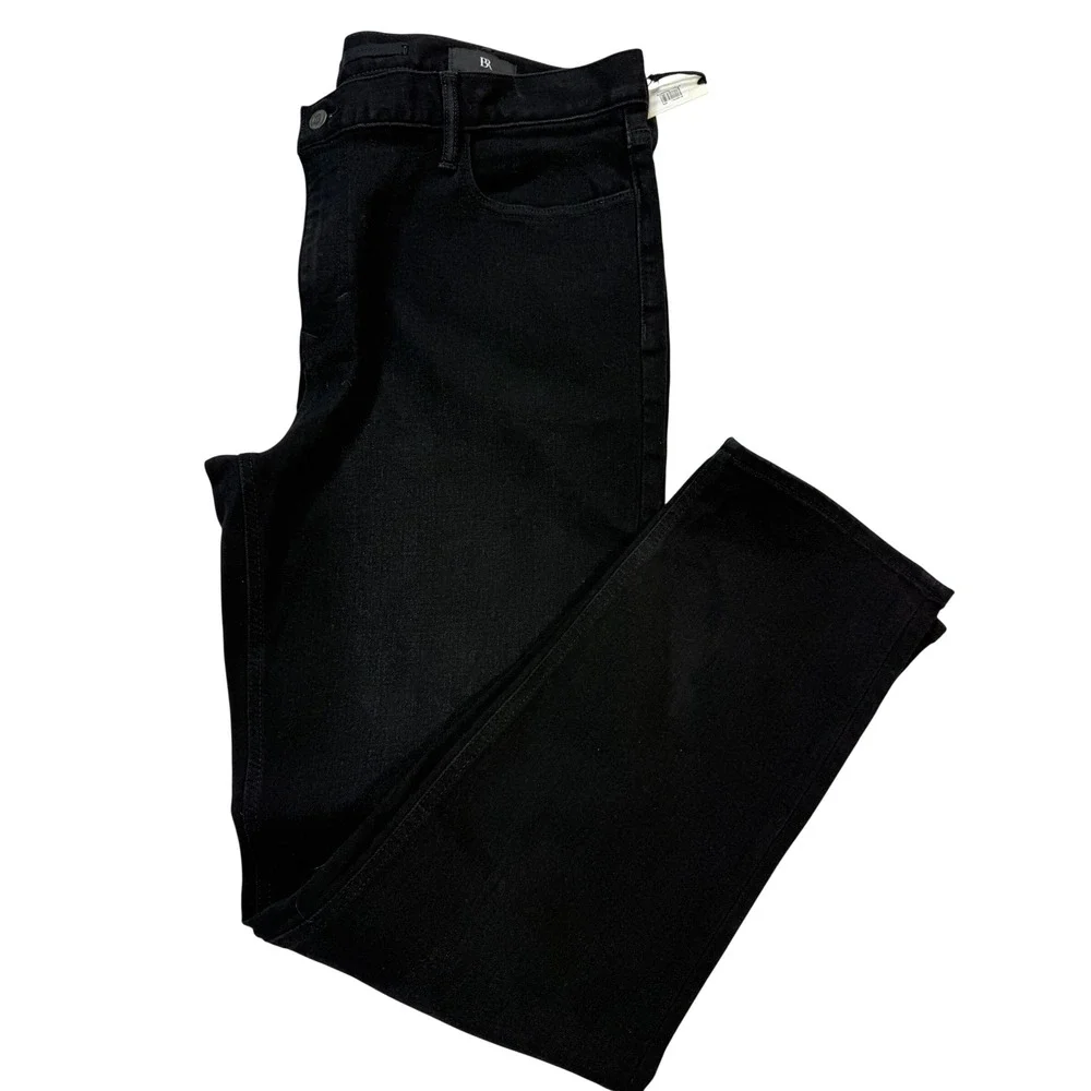 Banana‎ Republic Slim Jeans NWT Mens 40x34 Black New Stretch Cotton Tencel Denim